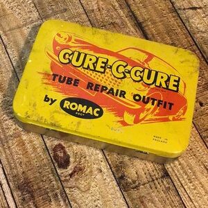 Cure-C-Cure vintage tube repair tin